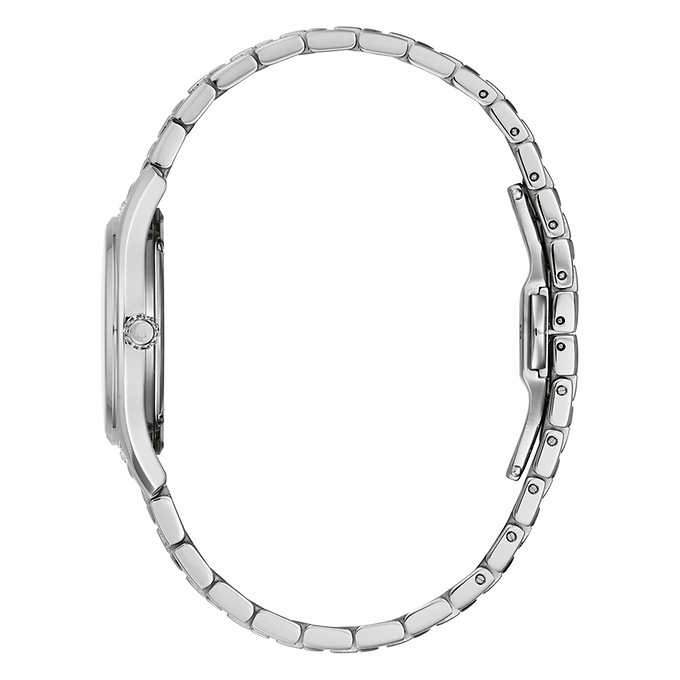 Bulova Black Mother-of-Pearl Dial Stainless Steel Ladies Watch 96R242 Bulova Black Mother-of-Pearl Dial Stainless Steel Ladies Watch 96R242