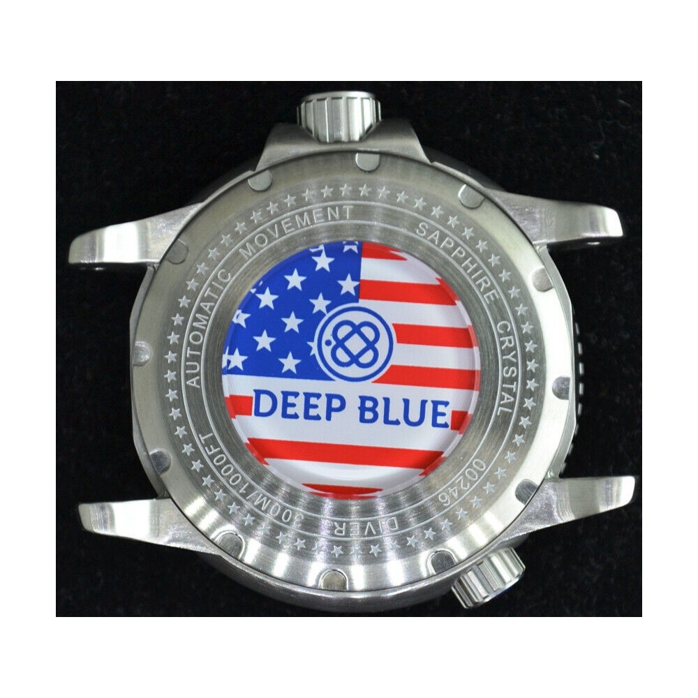 Deep Blue Master 1000 II 44mm Automatic Men’s Diver Watch Black Blue Red Pepsi Deep Blue Master 1000 II 44mm Automatic Men’s Diver Watch Black Blue Red Pepsi