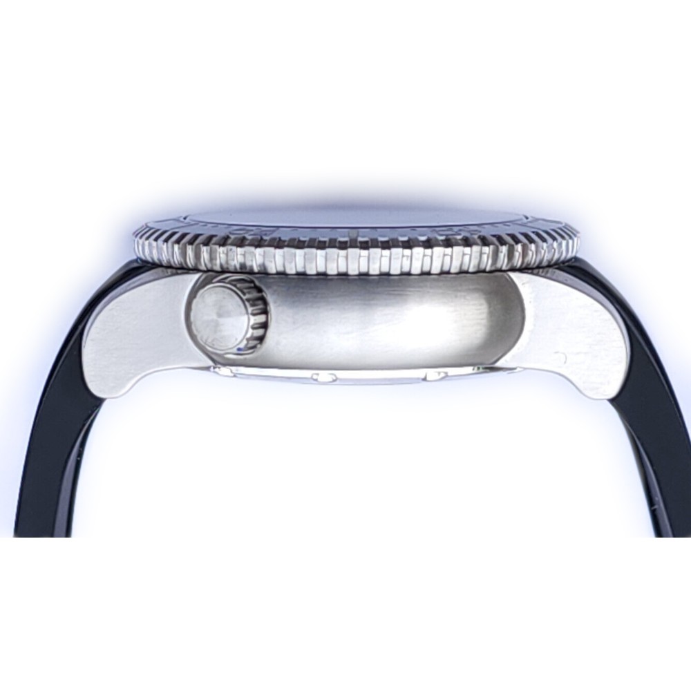 Deep Blue Vintage Master 1000 44mm Automatic Men's Diver Watch Black Dial