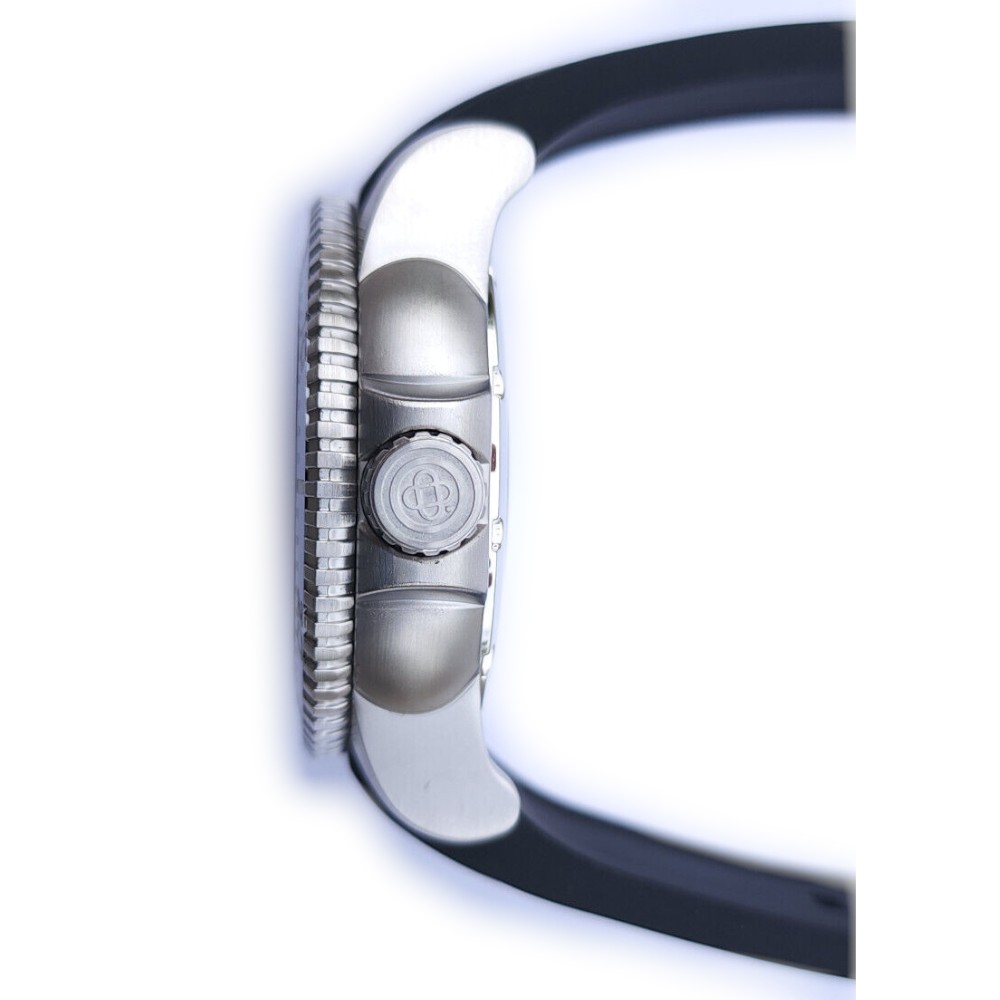 Deep Blue Vintage Master 1000 44mm Automatic Men's Diver Watch Black Dial