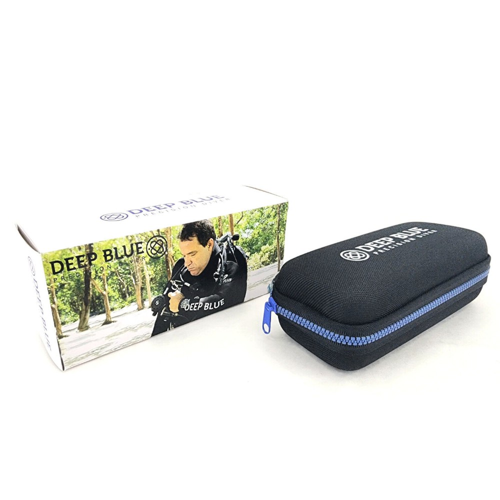 Deep Blue DayNight Poly Carbon Diver 45mm Automatic Watch Black Stealth Bezel Dial