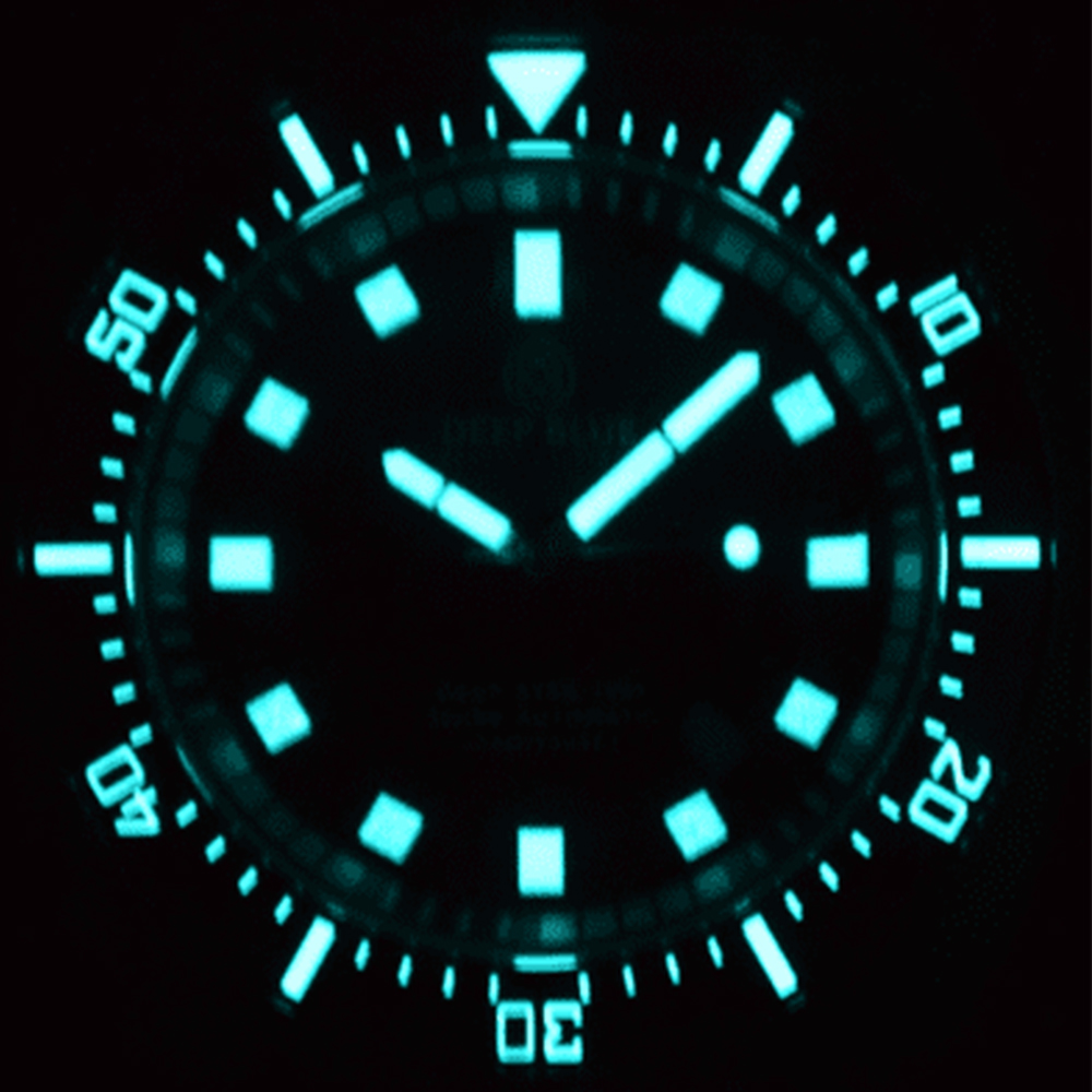 Deep Blue Deep Star 1000 Vintage 45mm Automatic Swiss Movement Men's Diver Watch Black-White Dial Deep Blue Deep Star 1000 Vintage 45mm Automatic Swiss Movement Men's Diver Watch Black-White Dial