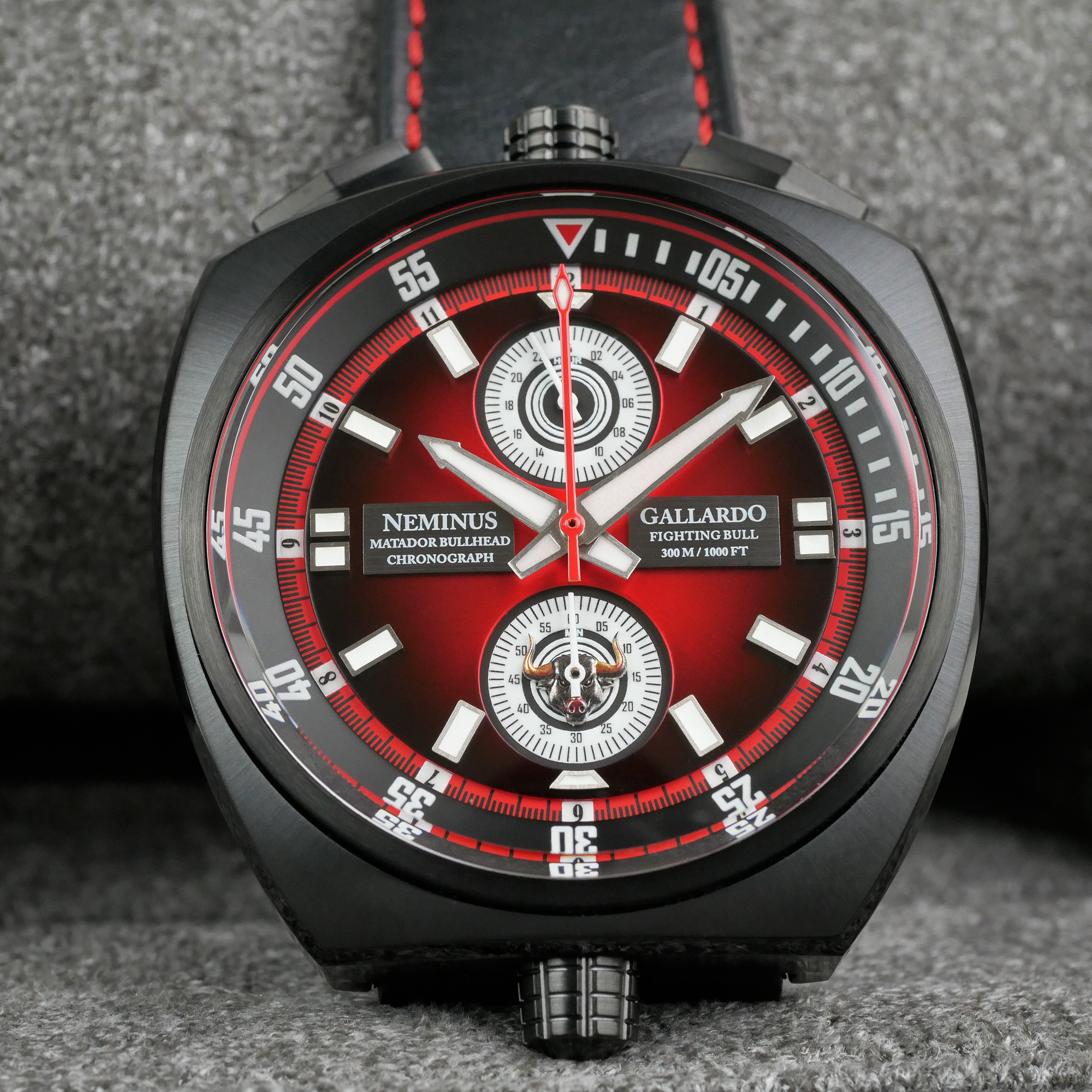 Neminus Matador Bullhead Gallardo Men's Chronograph Watch Neminus Matador Bullhead Gallardo Men's Chronograph Watch