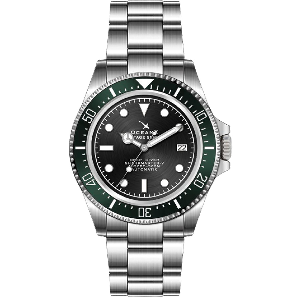 OceanX Sharkmaster-V Automatic Men's Diver Watch 42mm Black Dial VSMS526 OceanX Sharkmaster-V Automatic Men's Diver Watch 42mm Black Dial VSMS526