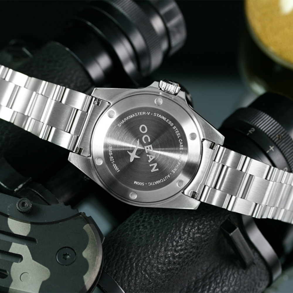 OceanX Sharkmaster-V Automatic Men's Diver Watch 42mm Black Dial VSMS526 OceanX Sharkmaster-V Automatic Men's Diver Watch 42mm Black Dial VSMS526