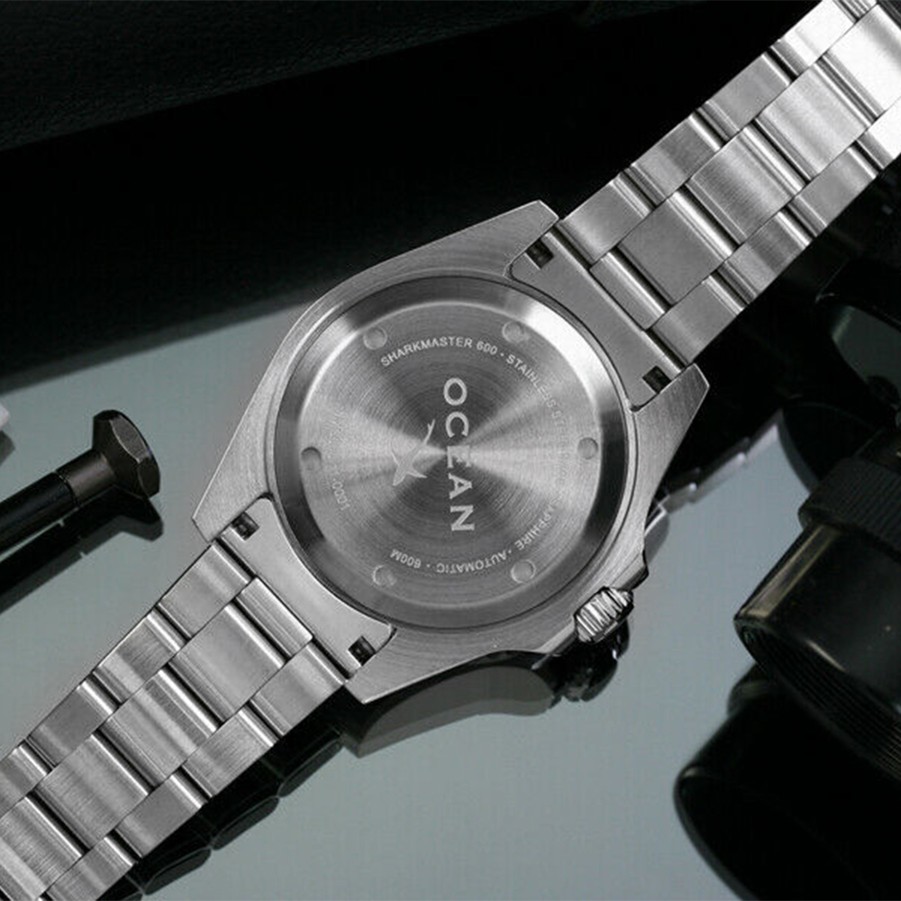 OceanX Sharkmaster 600 Automatic Men's Diver Watch 44mm Blue Dial SMS600-12 OceanX Sharkmaster 600 Automatic Men's Diver Watch 44mm Blue Dial SMS600-12