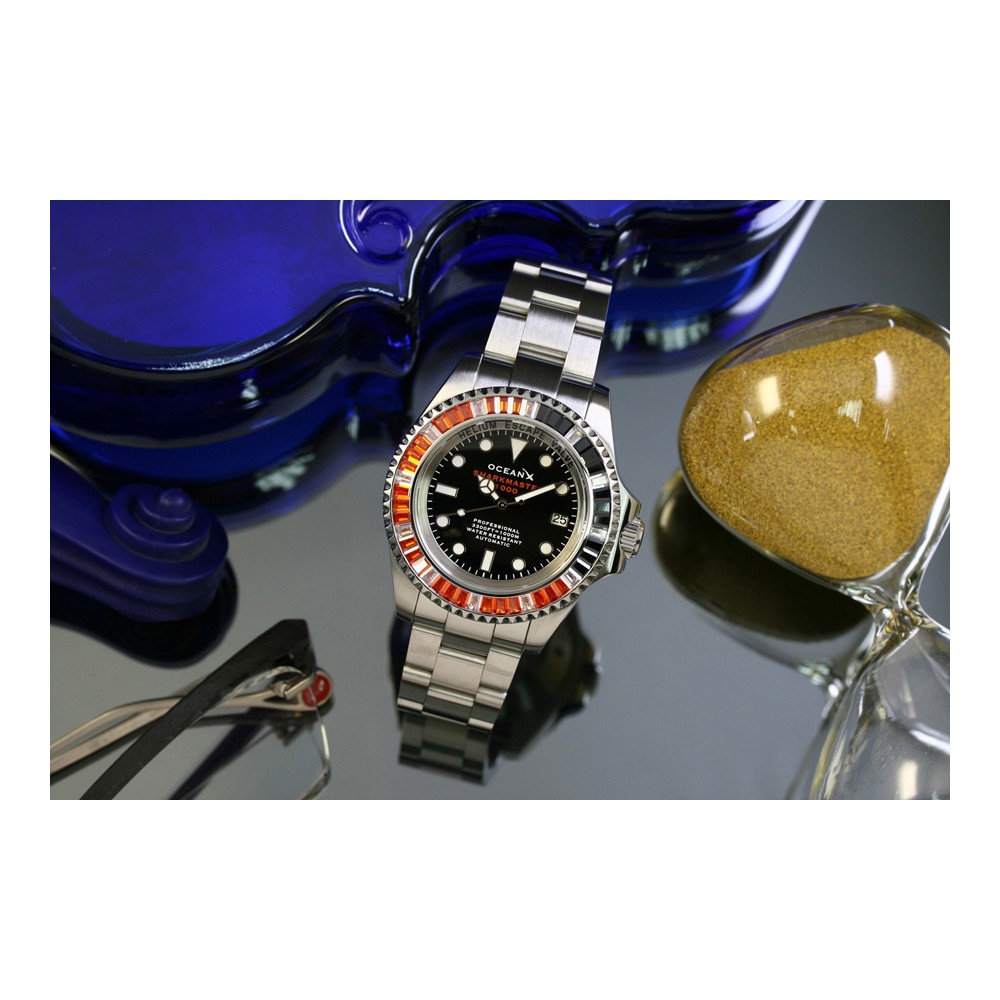 OceanX Sharkmaster 1000 Volcano 44mm Men's Diver Watch Limited Edition SMS1049 OceanX Sharkmaster 1000 Volcano 44mm Men's Diver Watch Limited Edition SMS1049