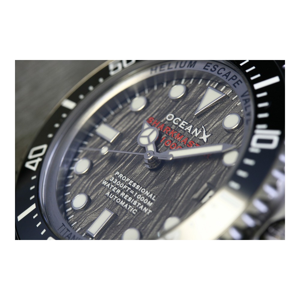 OceanX Sharkmaster 1000 Titanium Automatic Mens Diver Watch Grey Birch SMTi1011 OceanX Sharkmaster 1000 Titanium Automatic Mens Diver Watch Grey Birch SMTi1011