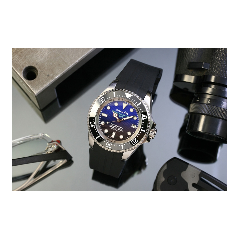 OceanX Sharkmaster 1000 Titanium 44mm Automatic Mens Diver Watch SMTi1022 Limited Edition OceanX Sharkmaster 1000 Titanium 44mm Automatic Mens Diver Watch SMTi1022 Limited Edition