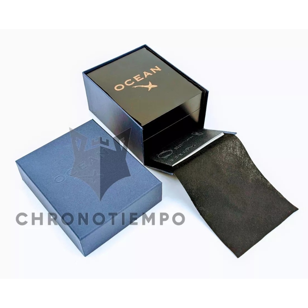 OceanX Sharkmaster 300+ Damascus Steel SMS324 Limited Edition 44mm Watch SW200