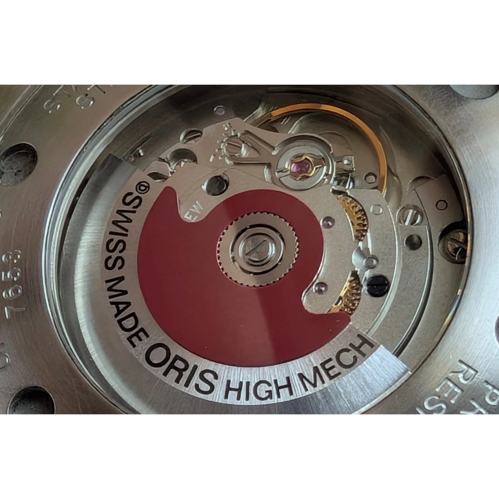 Oris Aquis Date Blue 01 733 7653 Men's Automatic 43mm Swiss Watch Rubber Strap