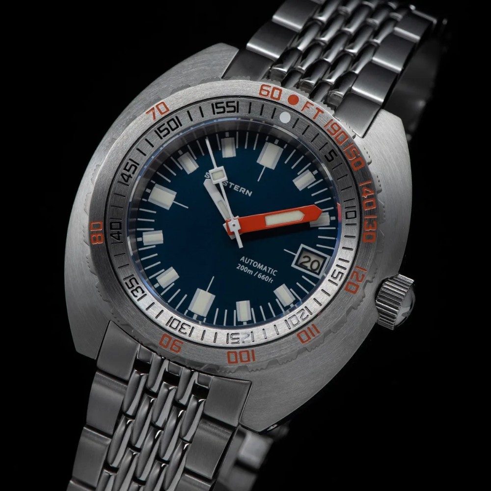 Seestern Dark Blue Vintage Sub 300 42mm Automatic Men's Diver Watch NH35A WR200 Seestern Dark Blue Vintage Sub 300 42mm Automatic Men's Diver Watch NH35A WR200