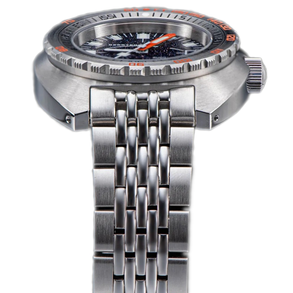 Seestern S406 Aventurine Stone Automatic Man Diver Watch 42 mm V4 NH35A WR200