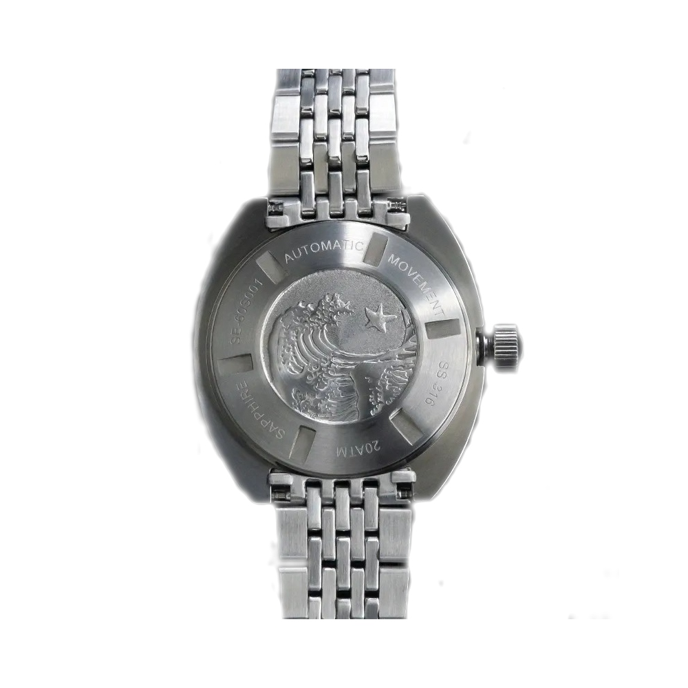 Seestern S406 Aventurine Stone Automatic Man Diver Watch 42 mm V4 NH35A WR200