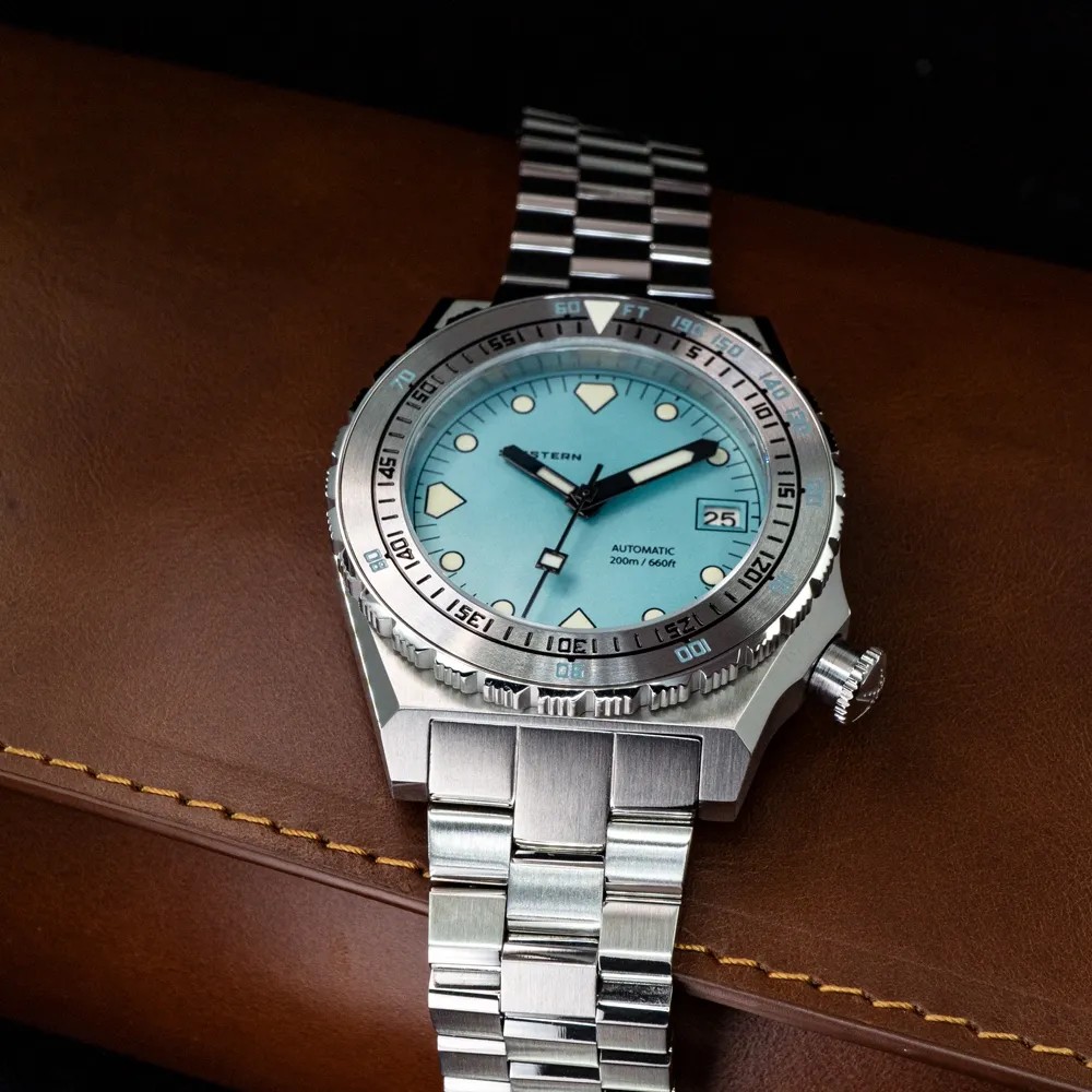 Seestern T|ff@ny Blue Vintage Sub 600T 40mm NH35A WR200 Men Diver Watch S407