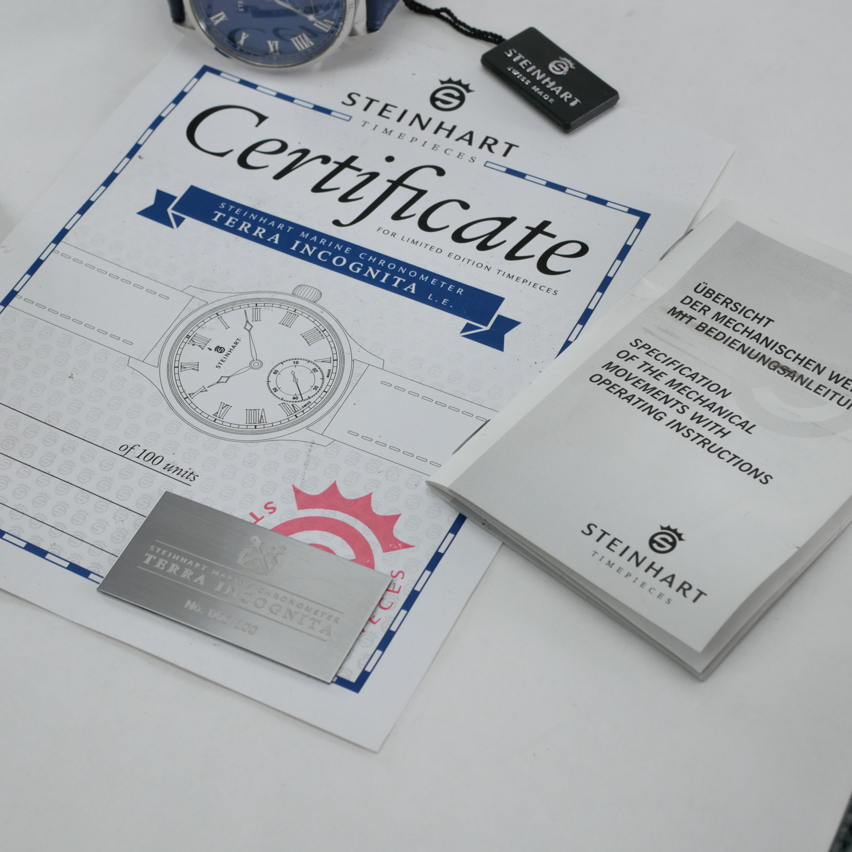 Steinhart Marine Chronometer 44 Men's Watch "Terra Incognita" Limited Edition