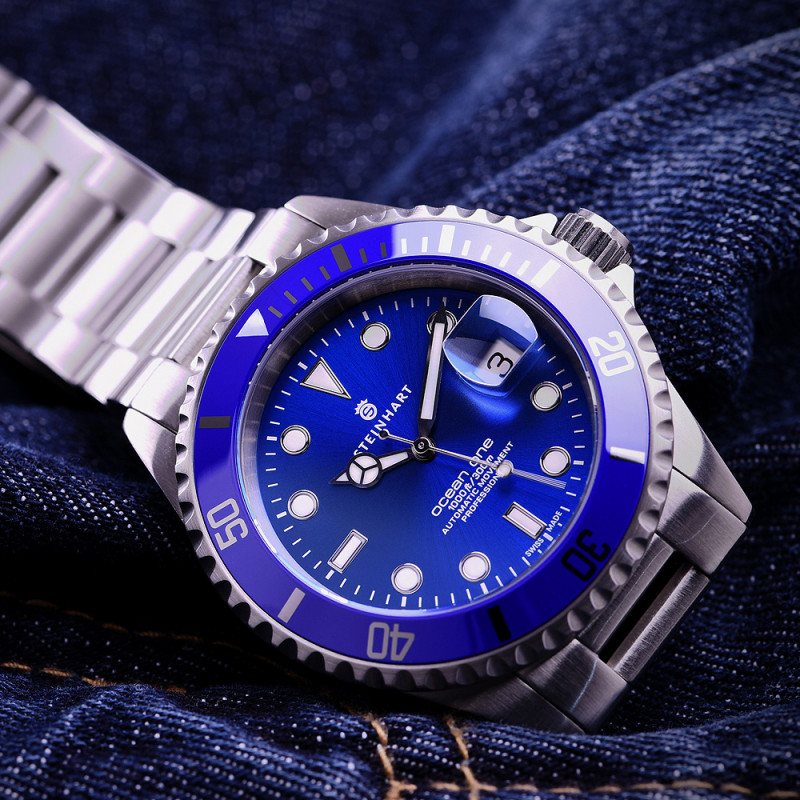 Steinhart OCEAN ONE Premium Automatic Diver Watch 42mm Blue Ceramic 106-0458 Steinhart OCEAN ONE Premium Automatic Diver Watch 42mm Blue Ceramic 106-0458