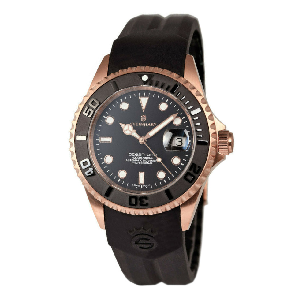 Steinhart Ocean One PINK GOLD Ceramic Bezel Automatic Swiss Dive Watch 103-0893 Steinhart Ocean One PINK GOLD Ceramic Bezel Automatic Swiss Dive Watch 103-0893