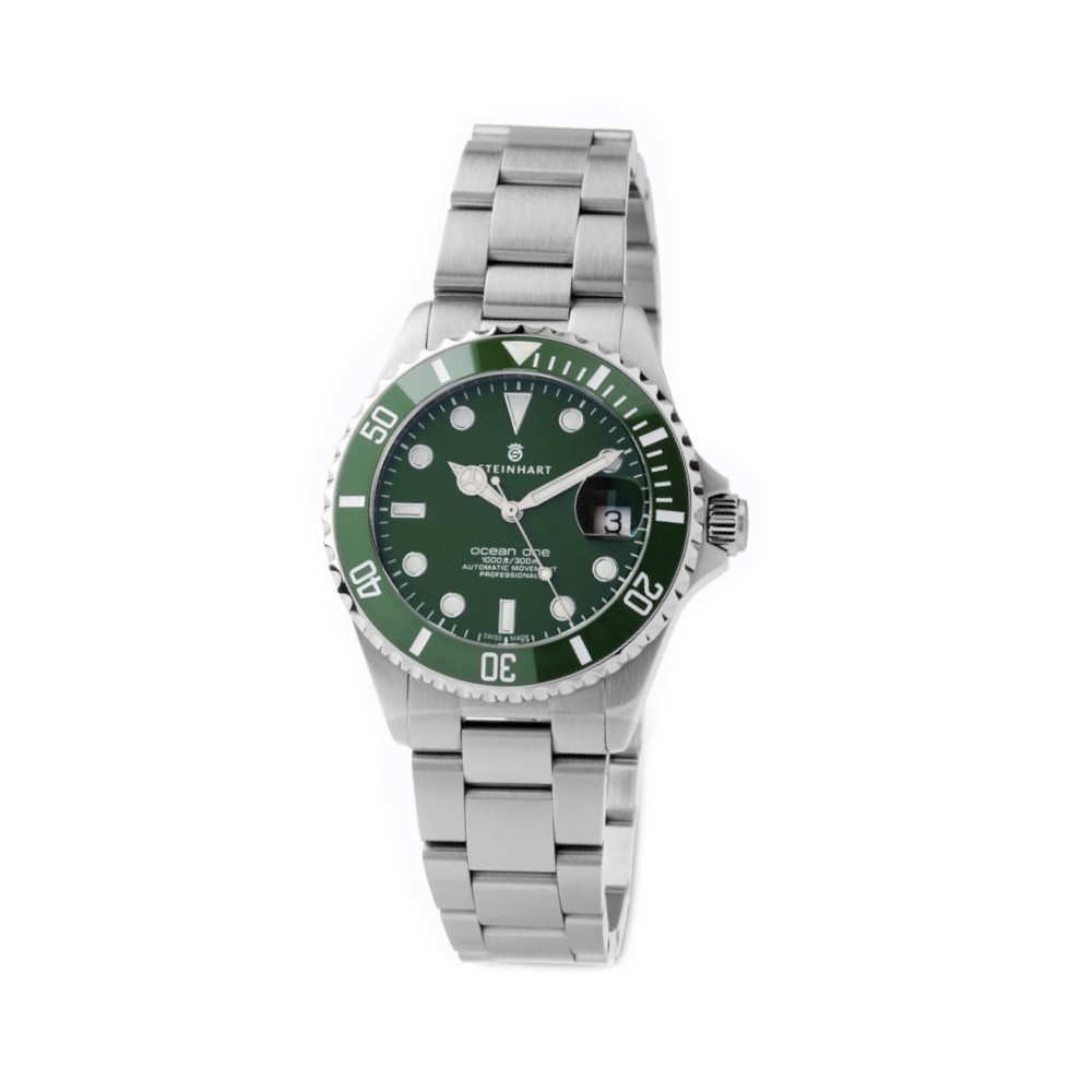 Steinhart Ocean 39 Double-Green Premium Men's Diver Watch WR300m Dial Green 103-1065 Steinhart Ocean 39 Double-Green Premium Men's Diver Watch WR300m Dial Green 103-1065
