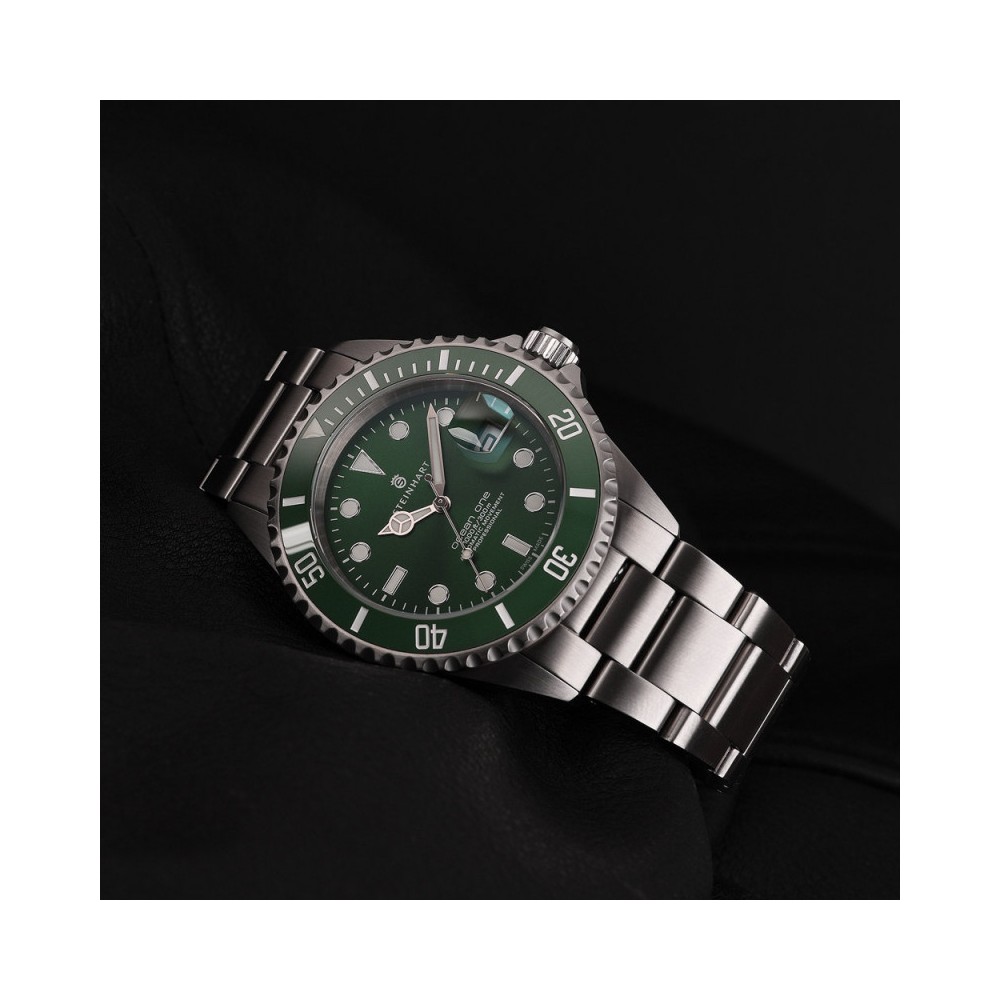 Steinhart Ocean 39 Double-Green Premium Men's Diver Watch WR300m Dial Green 103-1065 Steinhart Ocean 39 Double-Green Premium Men's Diver Watch WR300m Dial Green 103-1065