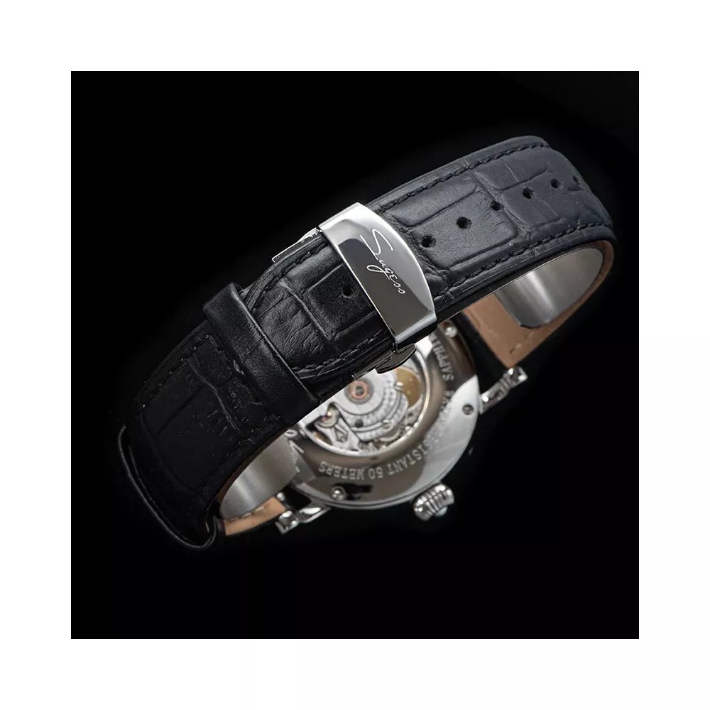 Sugess MoonPhase Master SU2108SZ 40mm Men Watch Automatic ST2108 WR50 2108