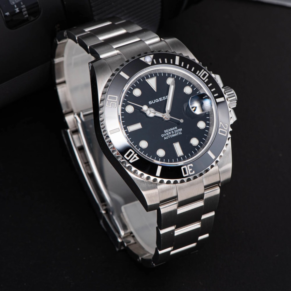 Sugess SUB Ocean Star SP116610LN 40.5mm Auto Men Diver Watch NH35 WR200 S421