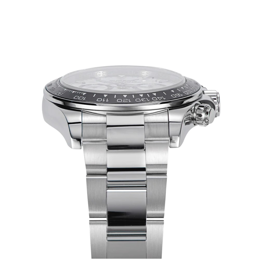 Sugess Chrono Racing 39mm Auto WR 5 ATM Men Watch Oyster S418-2.002.S