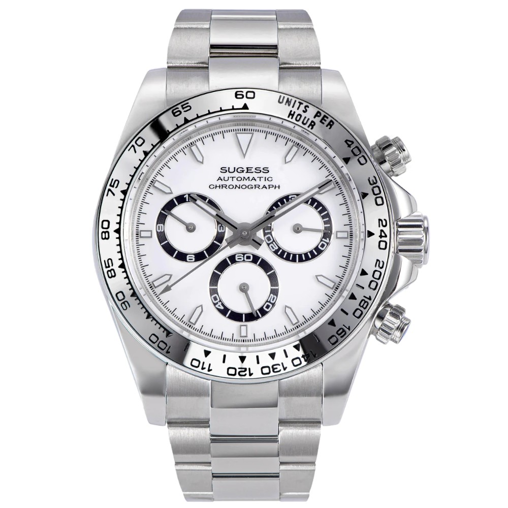 Sugess Chrono Racing 39mm Auto WR 5 ATM Men Watch S418-2.002.S