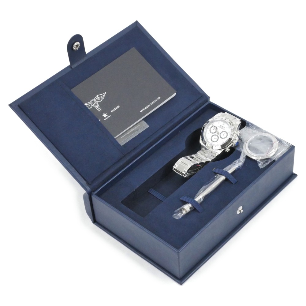 Sugess Chrono Racing 39mm Auto WR 5 ATM Men Watch S418-2.002.S