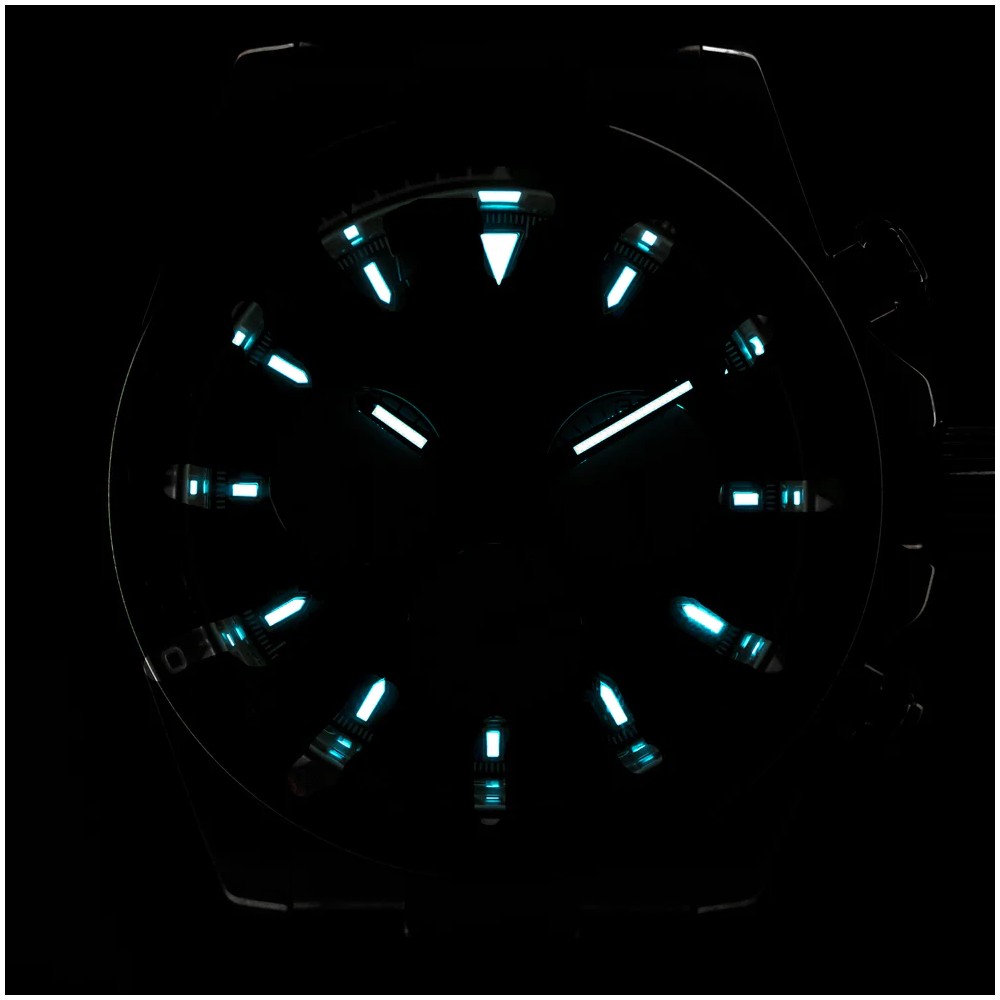 Sugess Chrono Racing 39mm Auto WR 5 ATM Men Watch Ice Blue S418-2.006.S