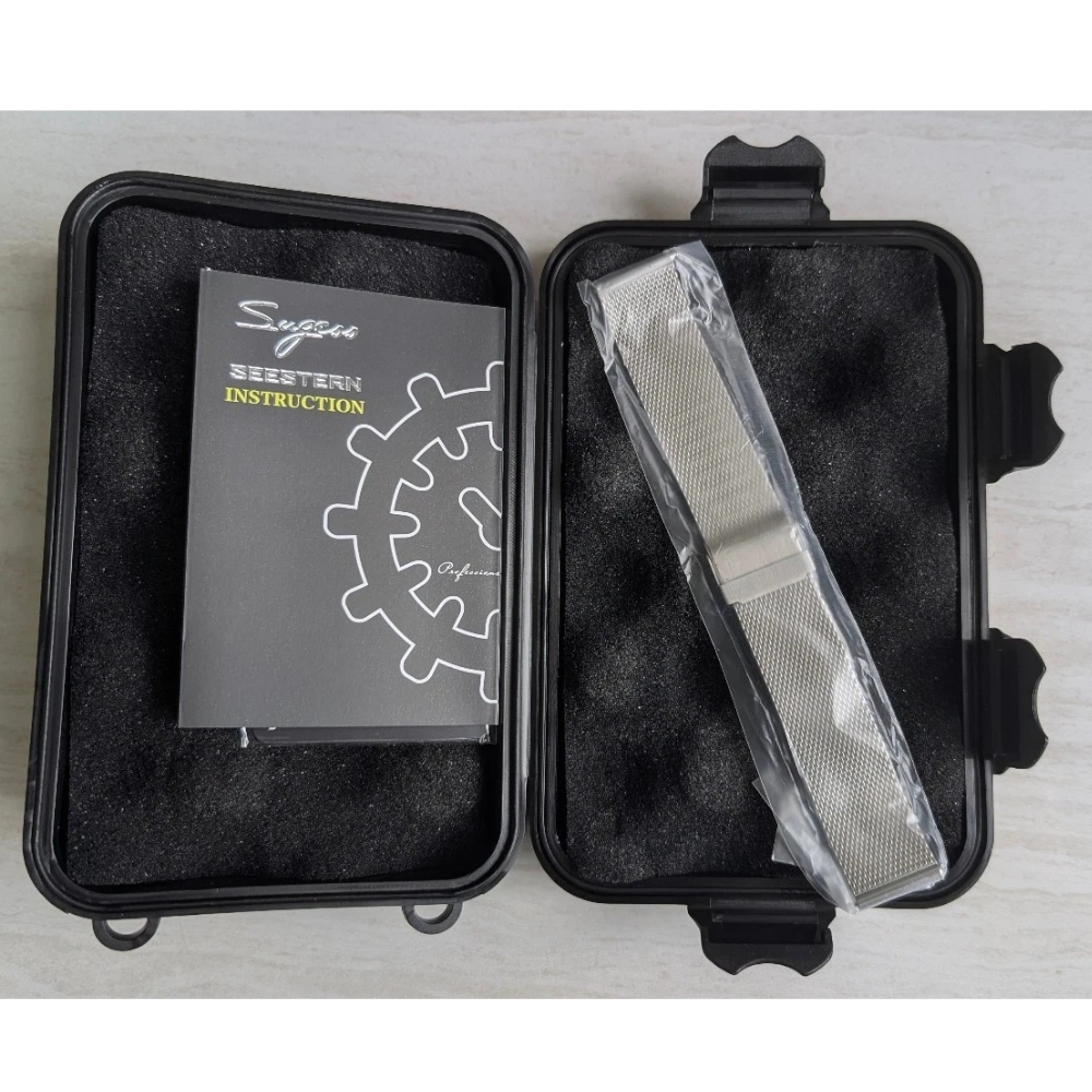 Sugess Chrono Heritage Mens Chronograph Watch Blue Panda Sapphire SUCHP007Z V2