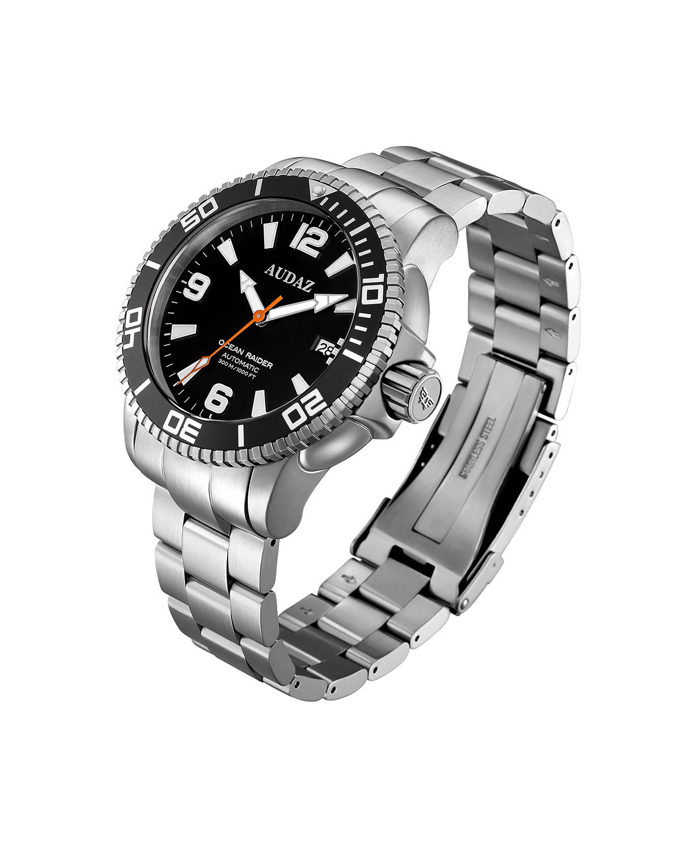 Audaz Ocean Raider Black Dial Men's Diver Automatic Watch 45mm ADZ-2060-01 Audaz Ocean Raider Black Dial Men's Diver Automatic Watch 45mm ADZ-2060-01