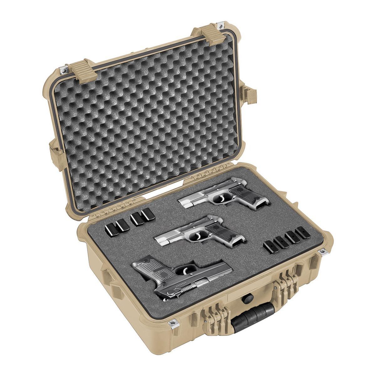 Tan Apache 4800 Weatherproof Protective Case, X-Large, Watertight, dust-tight, impact resistant protective case