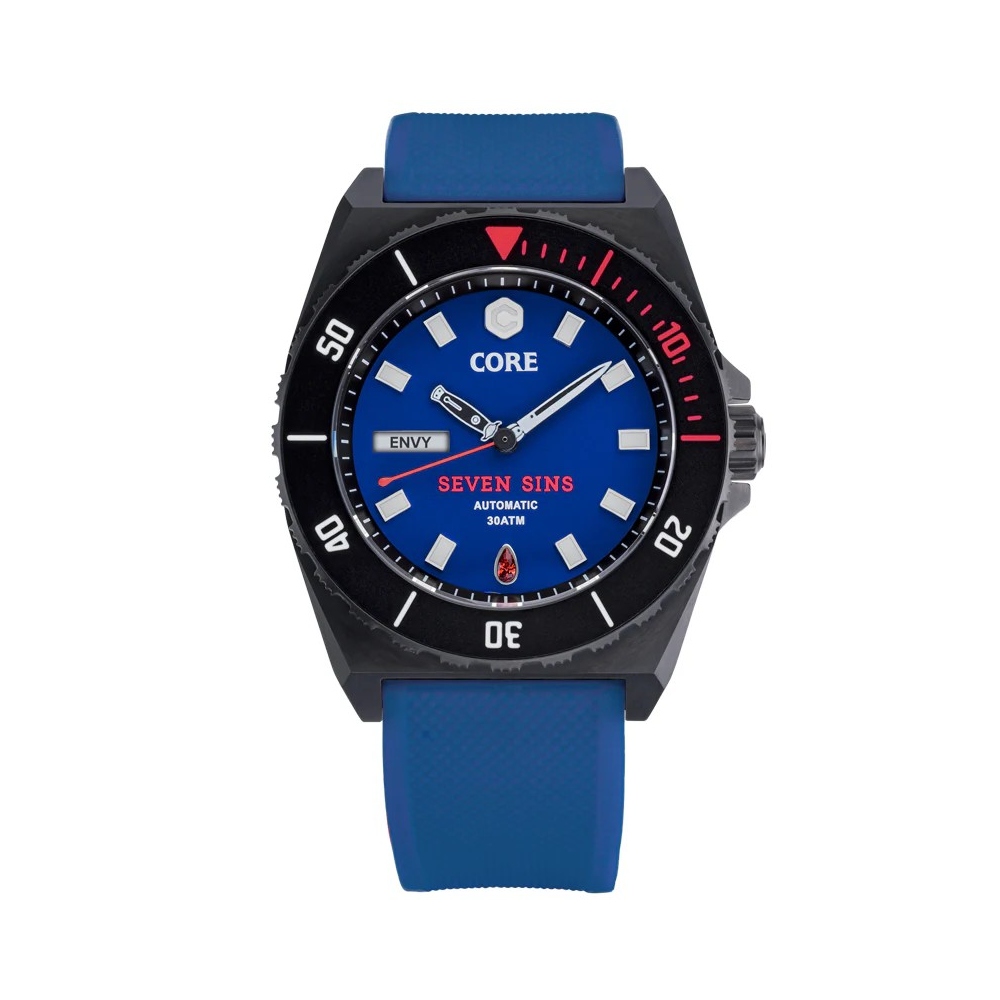 Core Seven Sins Blue 42mm Automatic Diver Watch WR300