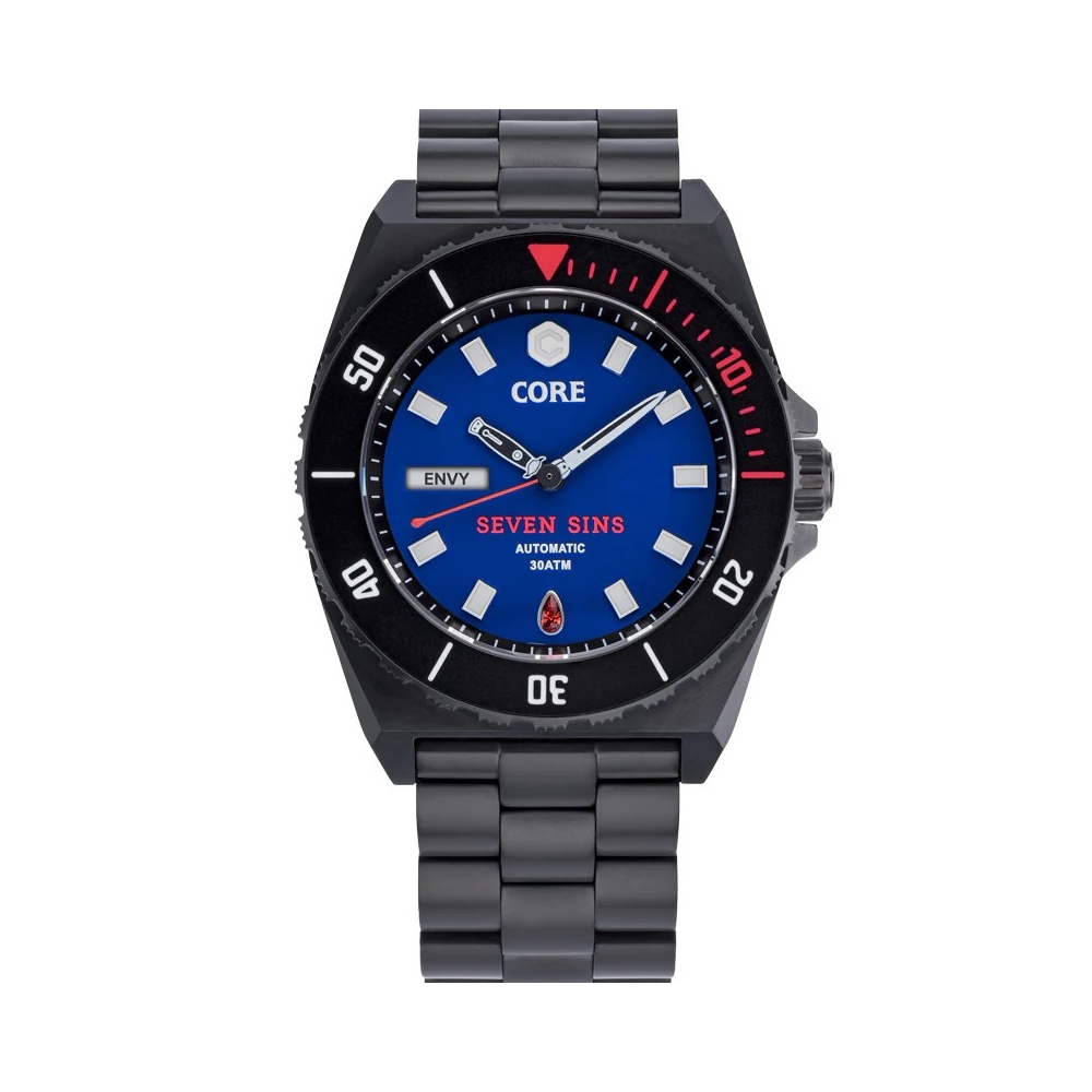 Core Seven Sins Blue 42mm Automatic Diver Watch WR300