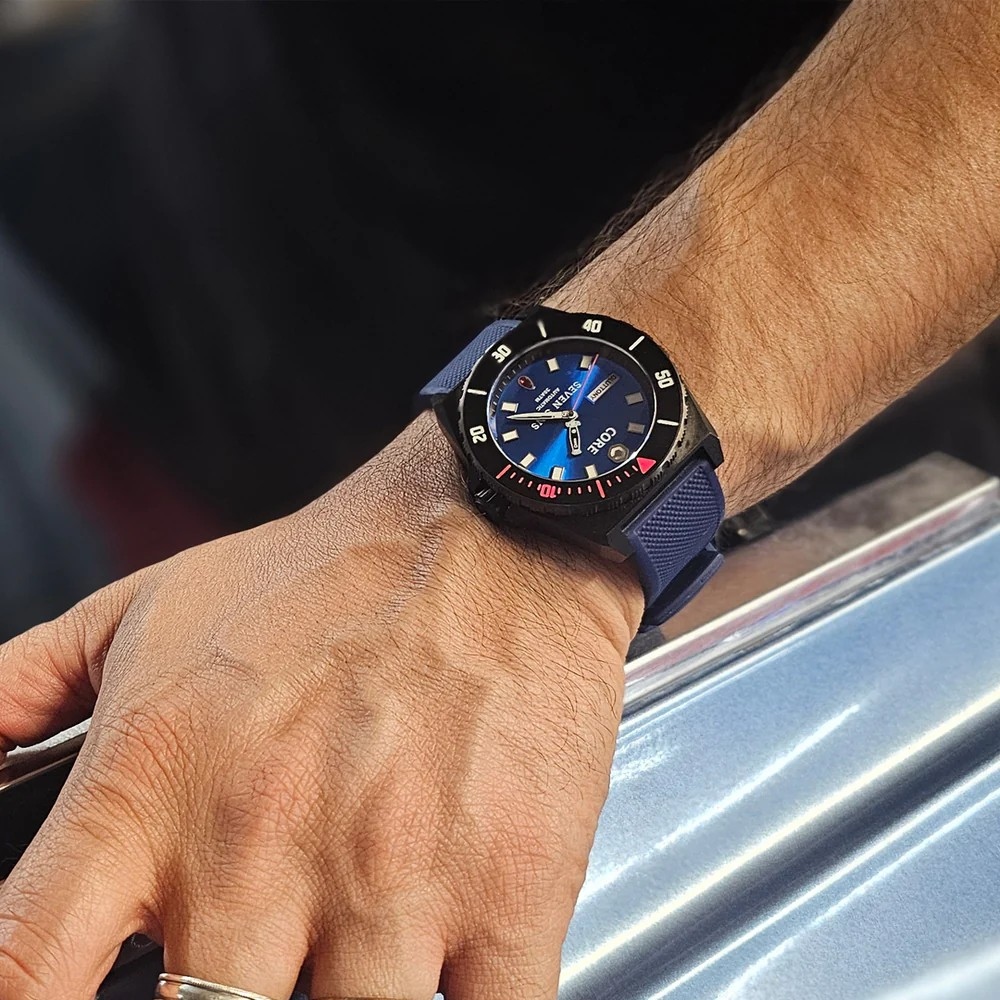 Core Seven Sins Blue 42mm Automatic Diver Watch WR300