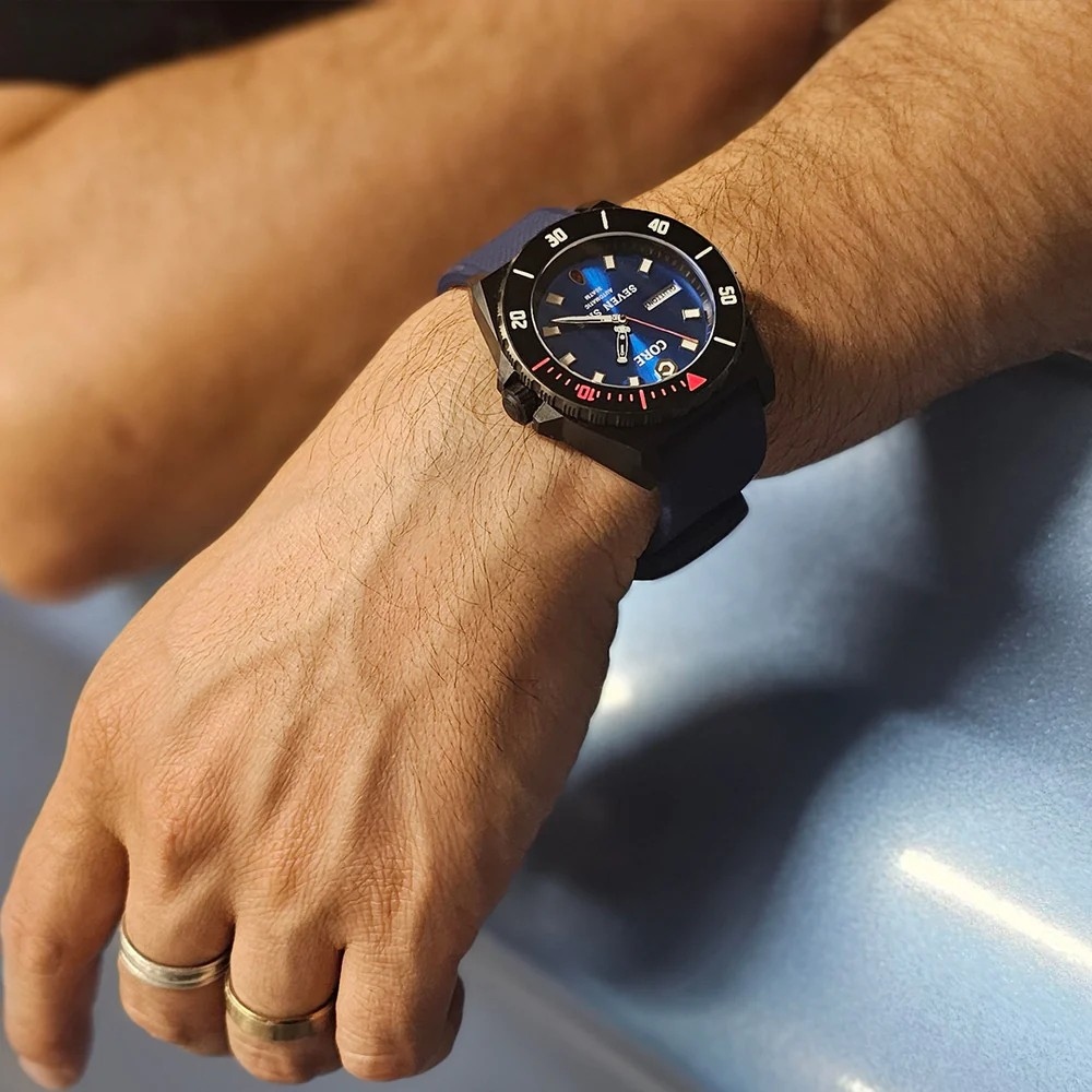 Core Seven Sins Blue 42mm Automatic Diver Watch WR300