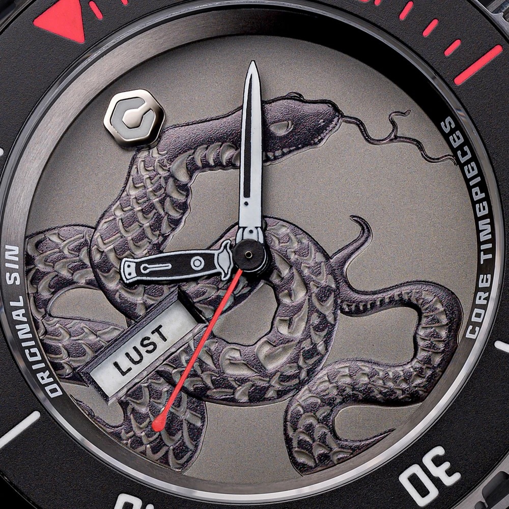 Core Seven Sins Original Sin 42mm Automatic Diver Watch WR300