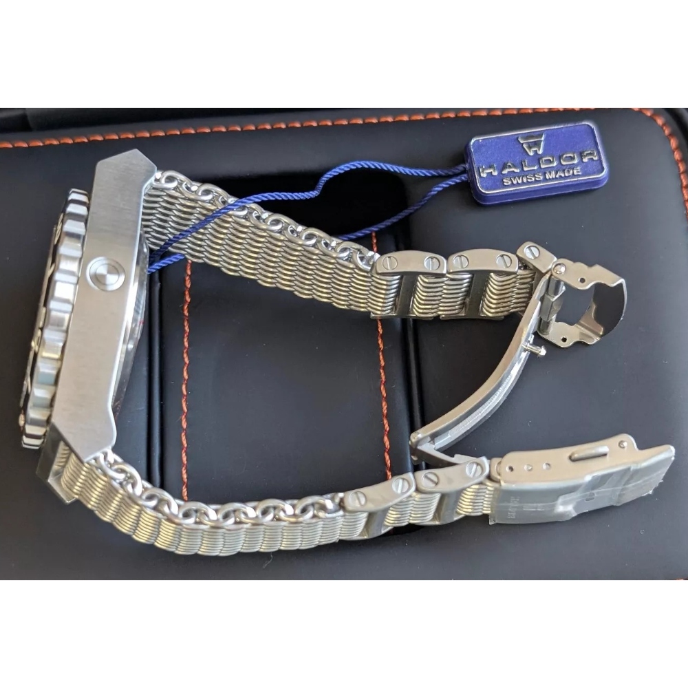 Haldor Abissi 1000M 45.5 mm Swiss Automatic Men's Diver Watch ETA 2824-2 Ceramic Zirconia Bezel