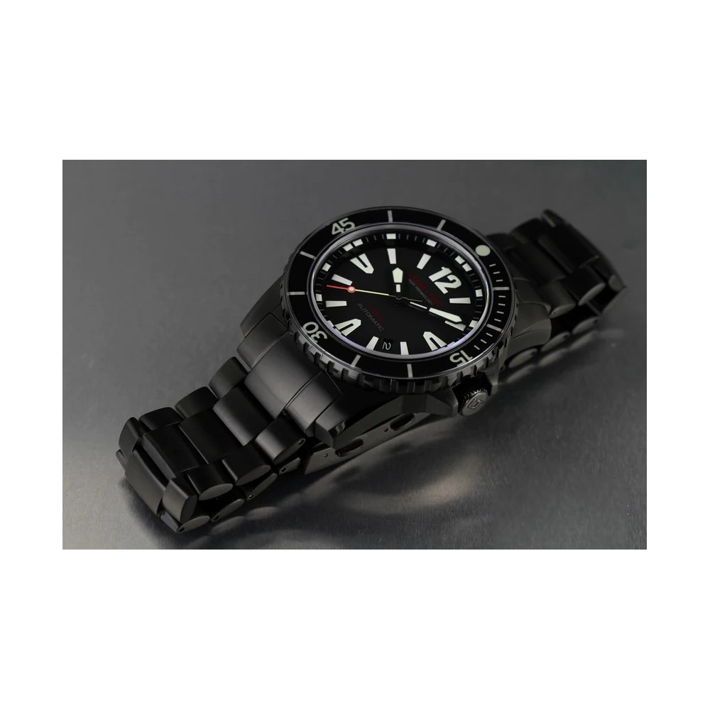 Lum-Tec 300M-2 Men Watch 40mm Automatic Diver Two Straps 300m WR