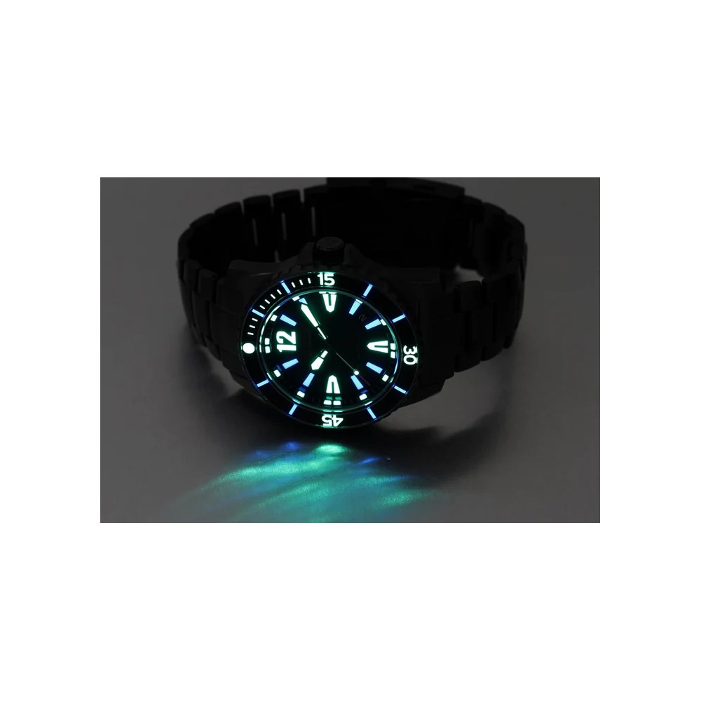 Lum-Tec 300M-2XL Men Watch 45mm Automatic Diver Two Straps 300m WR