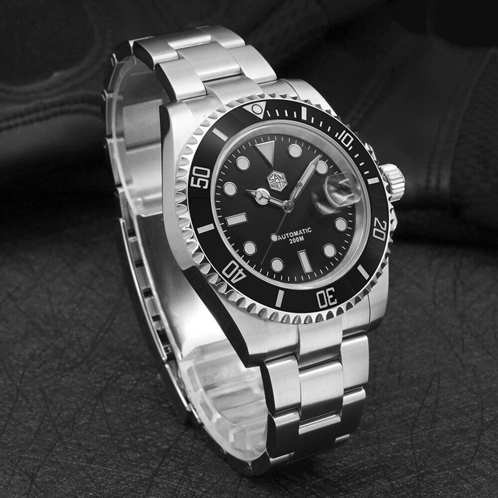 San Martin SN019-G 41mm Water Ghost Automatic Diver Watch Black Ceramic Bezel San Martin SN019-G 41mm Water Ghost Automatic Diver Watch Black Ceramic Bezel