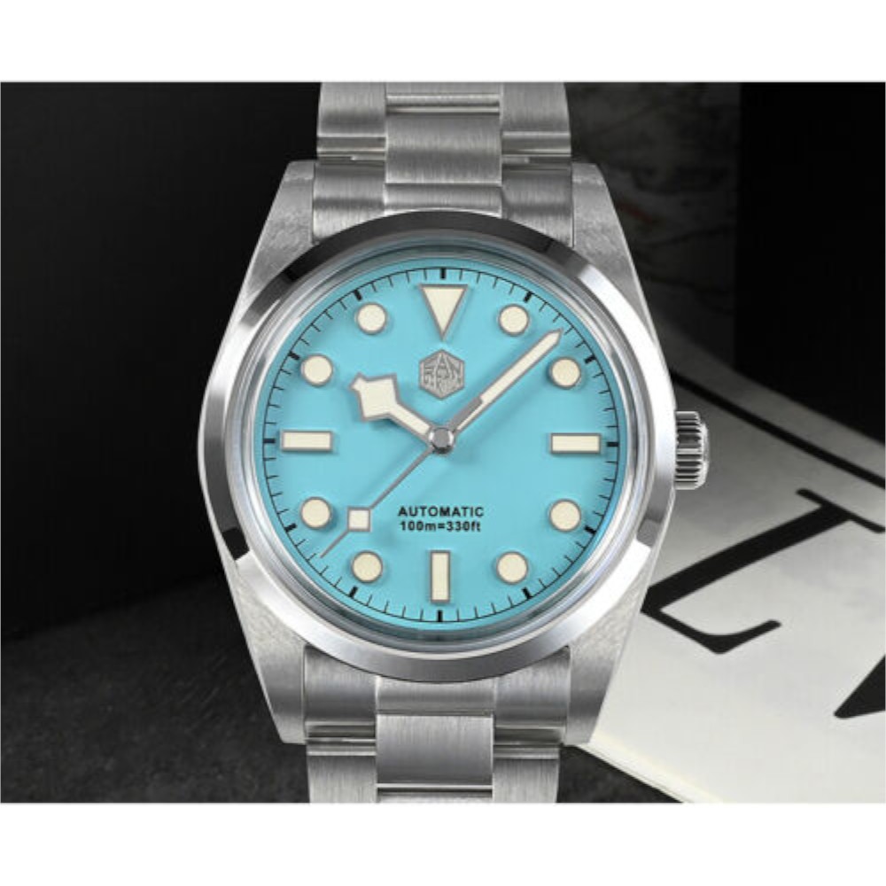 San Martin Diving SN021-G-B2 36mm Automatic Tiffany Blue Dial Diver Watch San Martin Diving SN021-G-B2 36mm Automatic Tiffany Blue Dial Diver Watch
