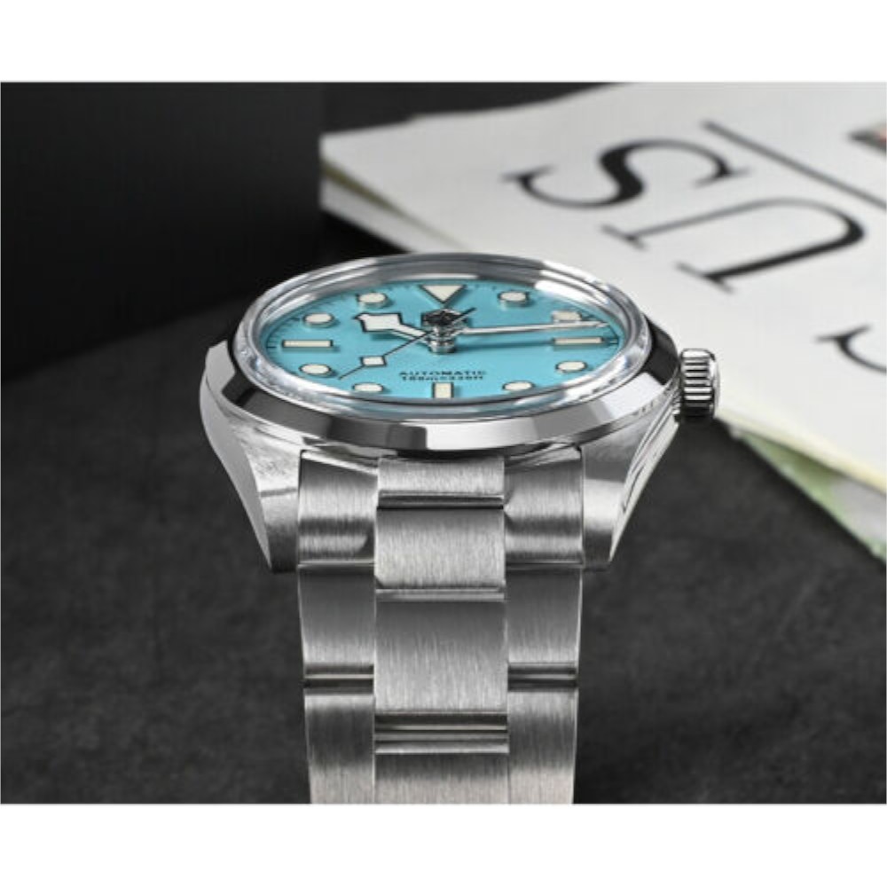 San Martin Diving SN021-G-B2 36mm Automatic Tiffany Blue Dial Diver Watch San Martin Diving SN021-G-B2 36mm Automatic Tiffany Blue Dial Diver Watch