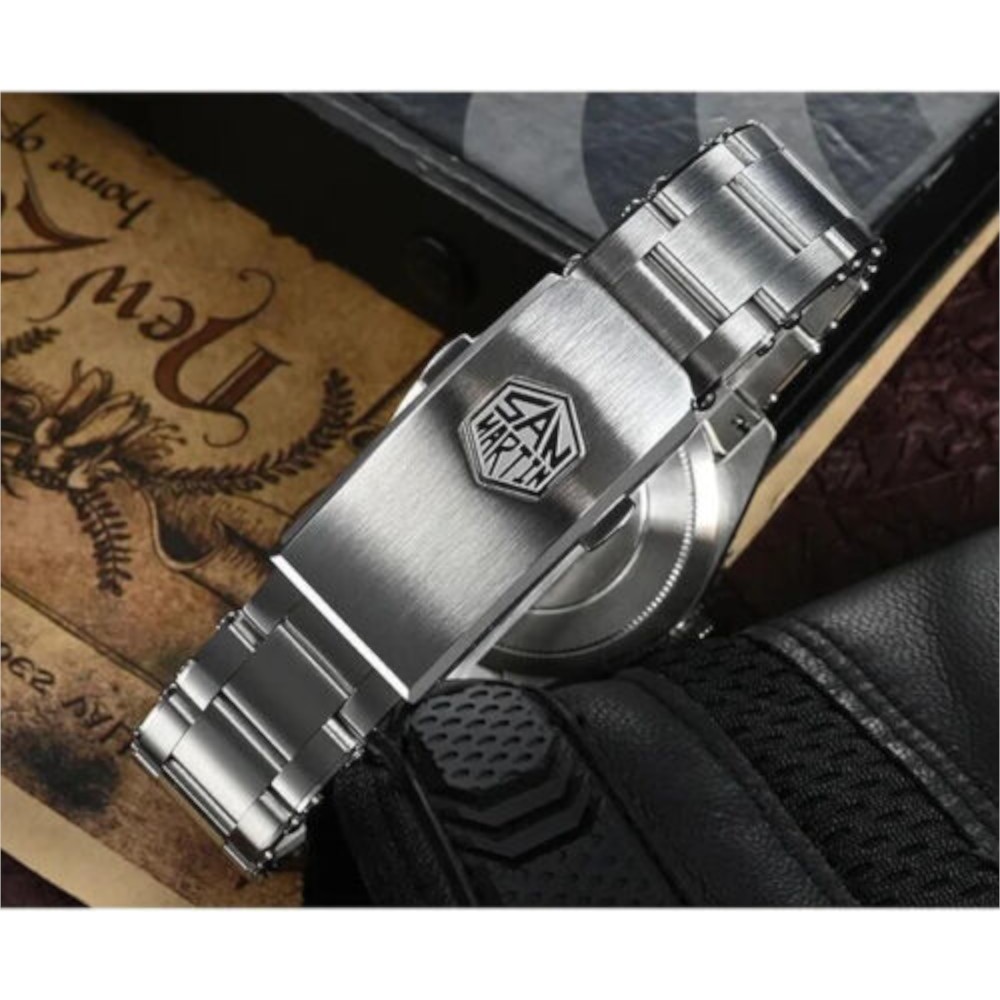 San Martin SN004-G-V2 38mm Vintage Automatic Mens Diver Watch Black Dial San Martin SN004-G-V2 38mm Vintage Automatic Mens Diver Watch Black Dial