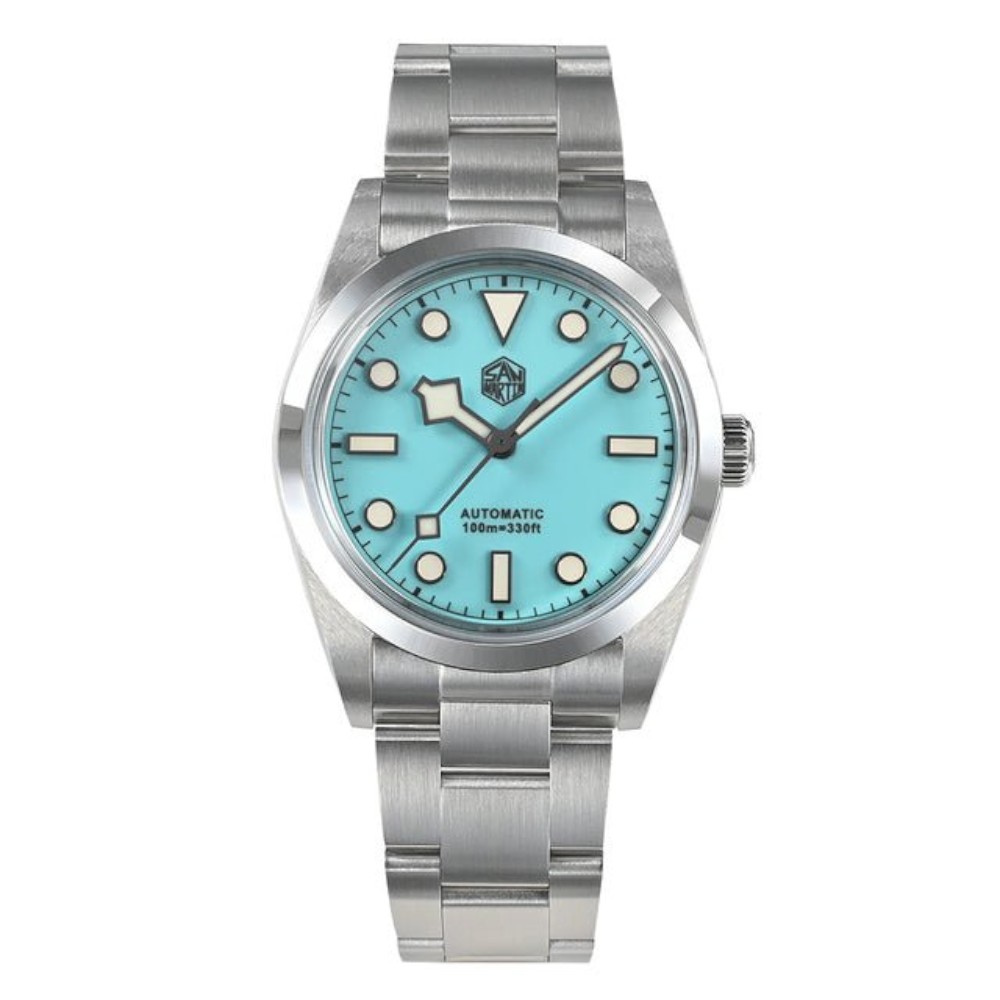 San Martin Diving SN021-G-B3 36mm Automatic Tiffany Blue Dial Diver Watch